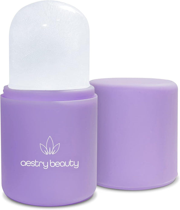 Aestry Beauty Ice Roller - Reusable Facial Treatment for Face & Eyes, Purple