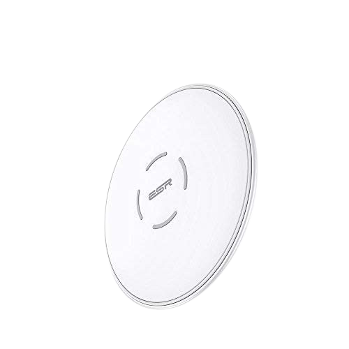 ESR Wireless Charger, 7.5W/10W [Heat Control] Fast-Charging, White 