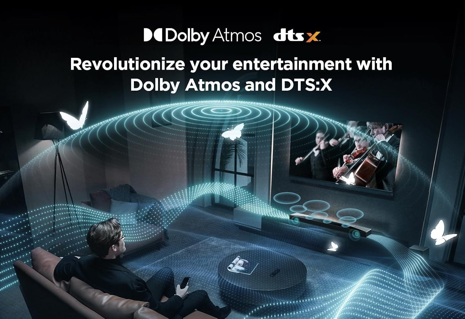 TCL Q75HK 5.1.2 Wireless Sound Bar with Dolby Atmos & DTS:X