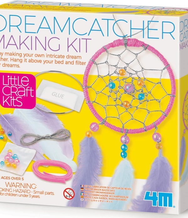 4M Little Craft Dream Catcher Making Kit - Kids Craft Activity Ages 8+