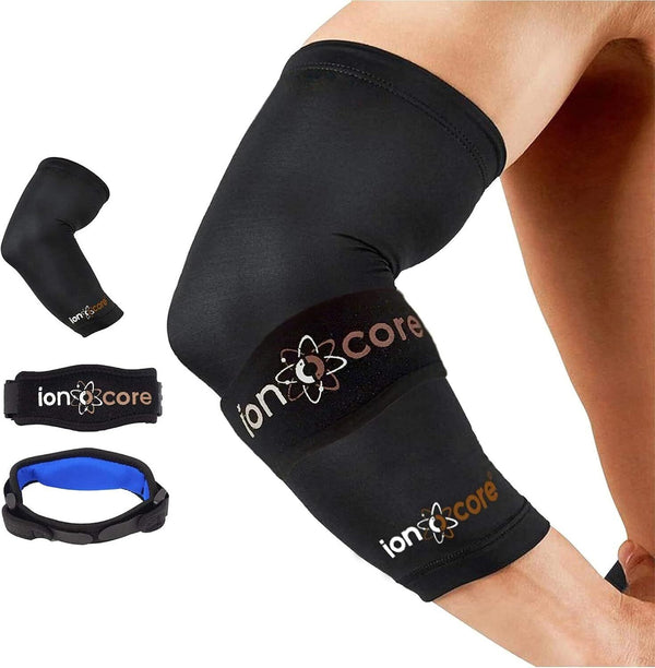 Ionocore Elbow Bandage - Tennis Arm Support for Men & Women, Small