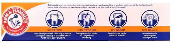 Baking Soda Toothpaste with Advance White Extreme Arm & Hammer Pack of 12