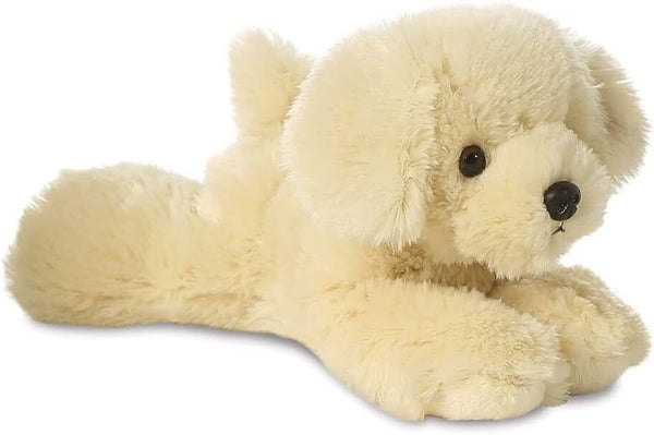 Aurora Mini Flopsies Bailie Golden Retriever Soft Toy, 8", Cream