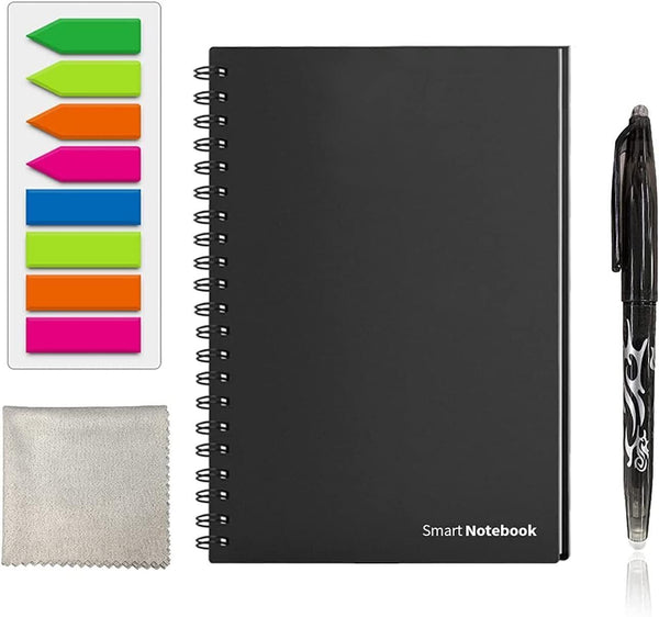 GUYUCOM Reusable Smart Notebook, Digital notepad A6 Lined Dotted