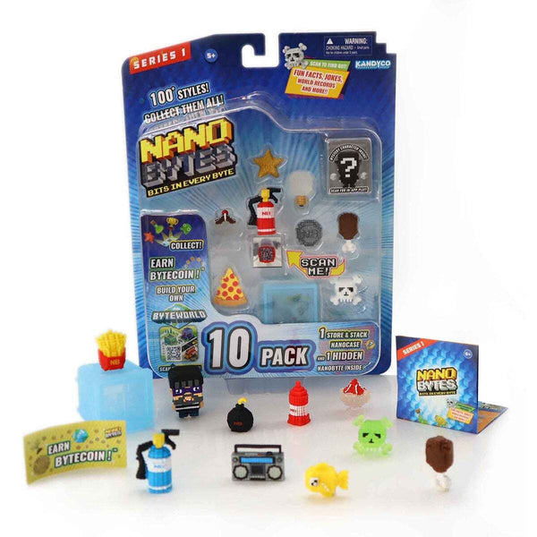 Nanobytes Series 1 Highly Collectable Accessories Pack - 10 Pack - New