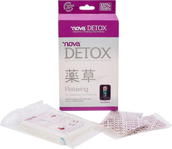 20pcs 100% Natural Detox Foot Patches, Body Cleansing Nova Pads