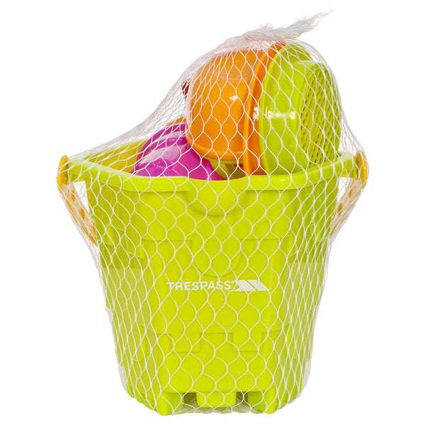 Trespass Digga Childrens/Kids Plastic Beach Bucket & Spade Set TP542
