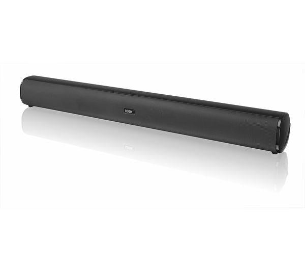 LOGIK LSB20B21 2.0 Compact Wireless Home Sound Bar, Speaker- Black