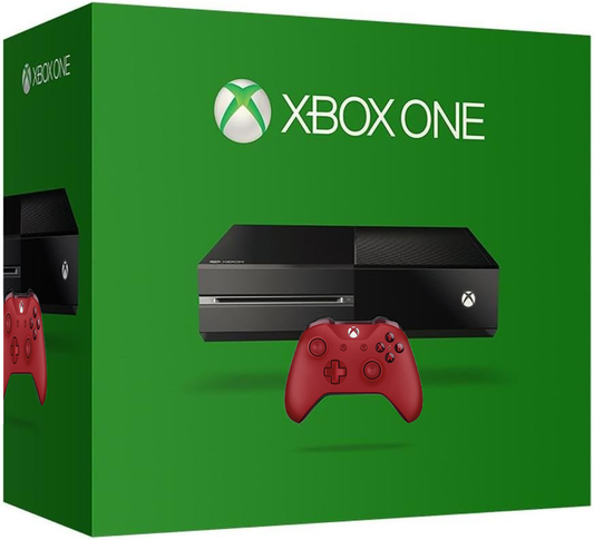 Microsoft Xbox One 500GB Console - Black -with Red Controller