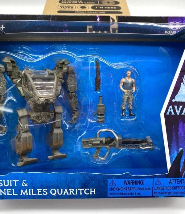 Avatar AMP Suit & Colonel Miles Quaritch - Collectible Action Figures, Movie Toy