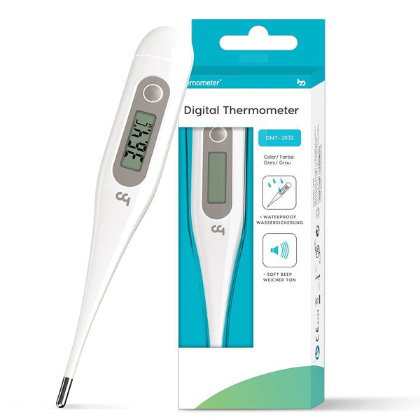 Digital Body Thermometer - Oral Use for Adults & Kids, Accurate & Fast