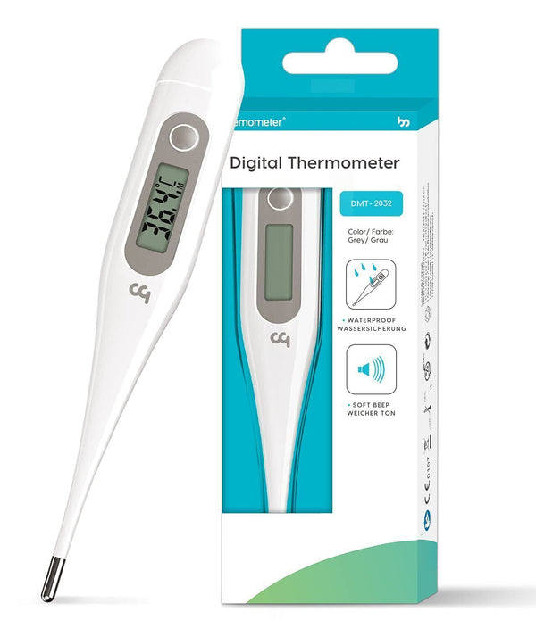 Digital Body Thermometer - Oral Use for Adults & Kids, Accurate & Fast