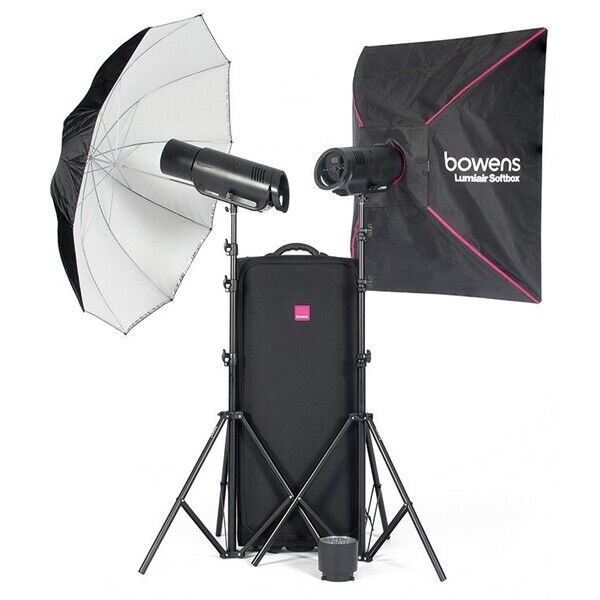 Bowens Kit of 2 XMT500 flashes & accessories - Excellent Condition - SEE NOTES