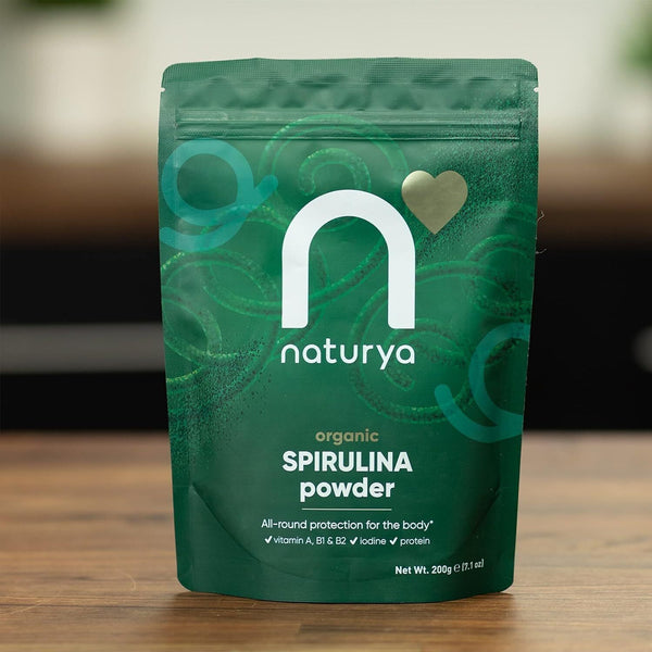 Naturya Organic Spirulina Powder - 100g, Nutrient-Rich Superfood Supplement