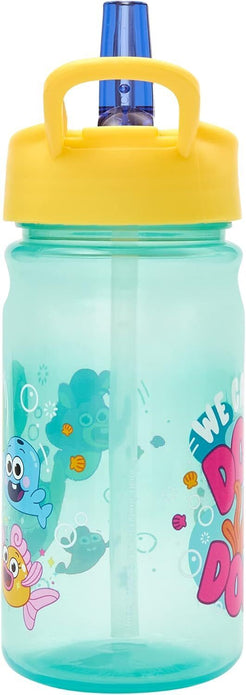 Baby Shark Big Show Water Bottle - Flip up Straw 380ml, Official Merchandise