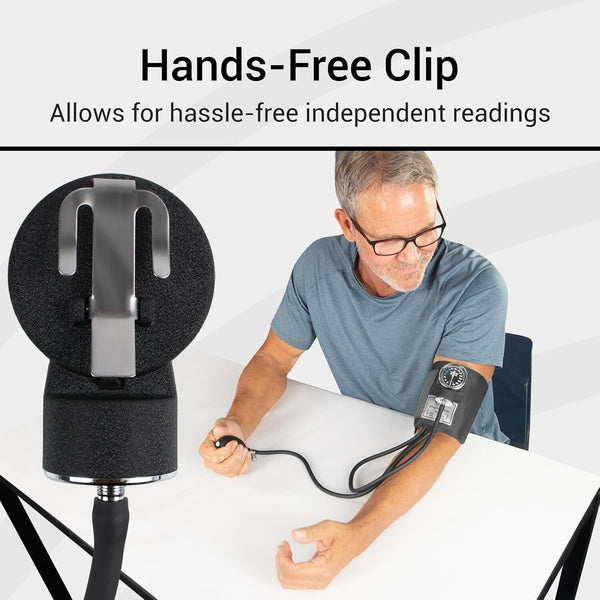 Vive Precision Aneroid Sphygmomanometer Manual Blood Pressure Cuff and Case