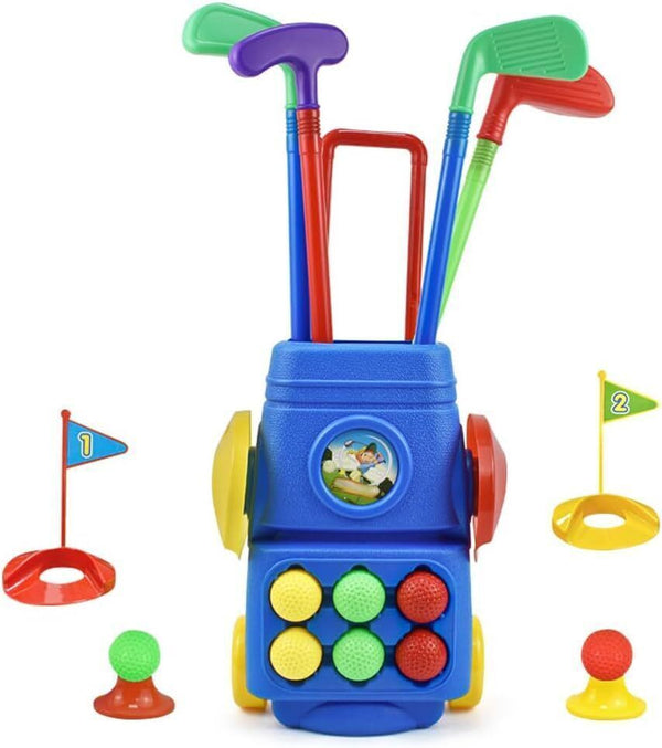 TGKYK Toddler Golf Set – Plastic Clubs & Balls with Carrying Case, 3-6 Years