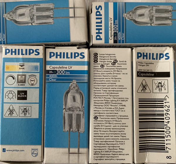 Philip's G4 (For Digora Ophime) Lamp Halogen Capsuleline LV