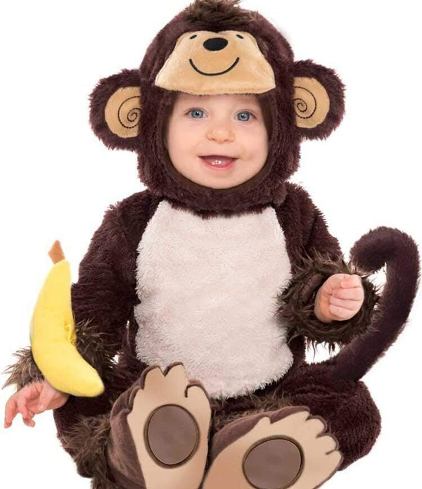 Amscan Monkey Around Baby and Toddler Fancy Dress Costume Age 18-24 Months