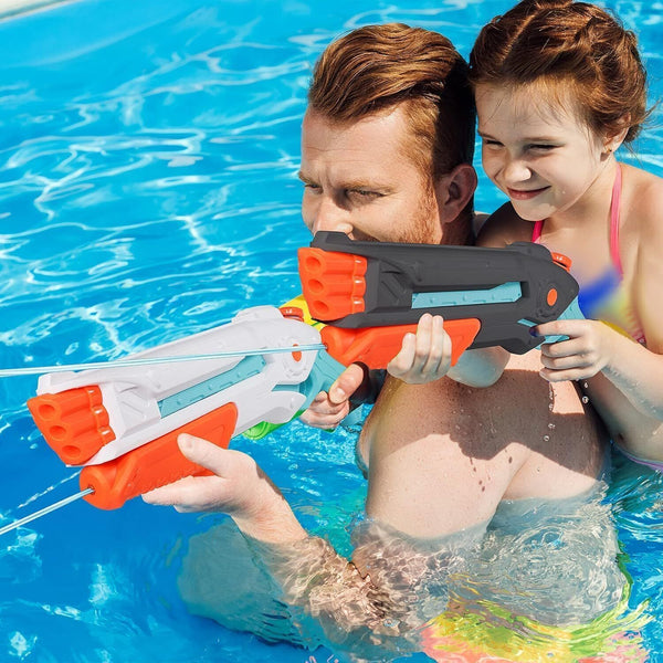 2-Pack Water Guns for Kids & Adults Pool Garden Summer Toy