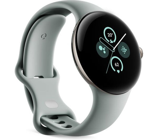 Google Pixel Watch 2, Wifi/BT, G4TSL, Champagne Gold, Hazel Strap