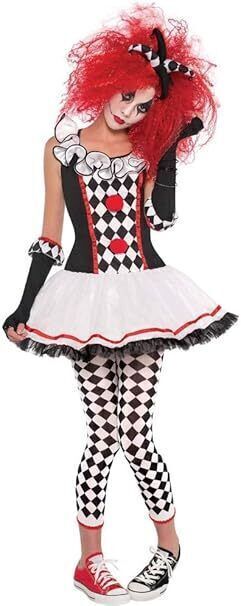 Amscan Women's Harlequin Honey Halloween Costume  Sizes 8-10 Years