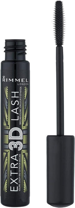 Rimmel Extra 3D Lash Volumising Mascara - 003 Extreme Black (Pack of 3)