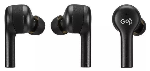 GOJI Wireless Bluetooth Noise-Cancelling Earbuds - Black (GTCNCTW22)