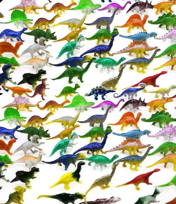 GuassLee 78-Pack Dinosaur Figures - T-Rex, Stegosaurus & More
