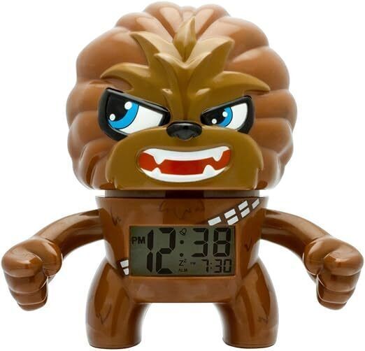 BulbBotz 2020077 Star Wars Chewbacca Light Up Alarm Clock (7.5-Inch Tall)