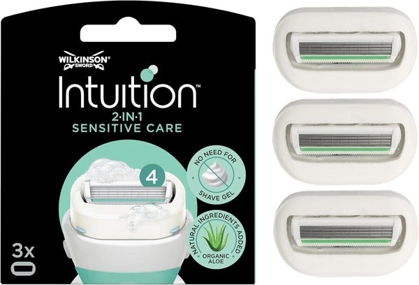 WILKINSON SWORD Intuition Sensitive Care for Women Pack of 3 Razor Blade Refills