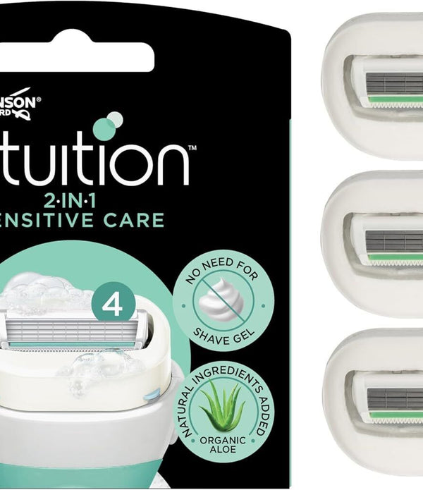WILKINSON SWORD Intuition Sensitive Care for Women Pack of 3 Razor Blade Refills