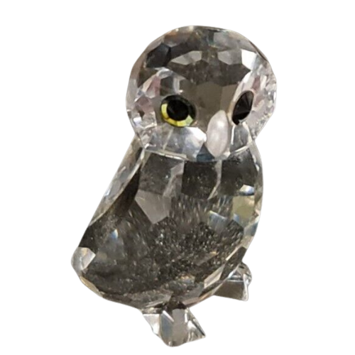  Sw arovski Crystal SMALL OWL 1003319 by Anton Hirzinger, 2.7 x 3.7 cm