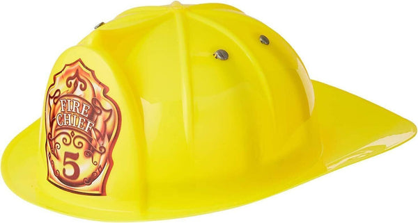 Yellow Fire Chief Helmet - Safety Gear for Cosplay & Firefighting