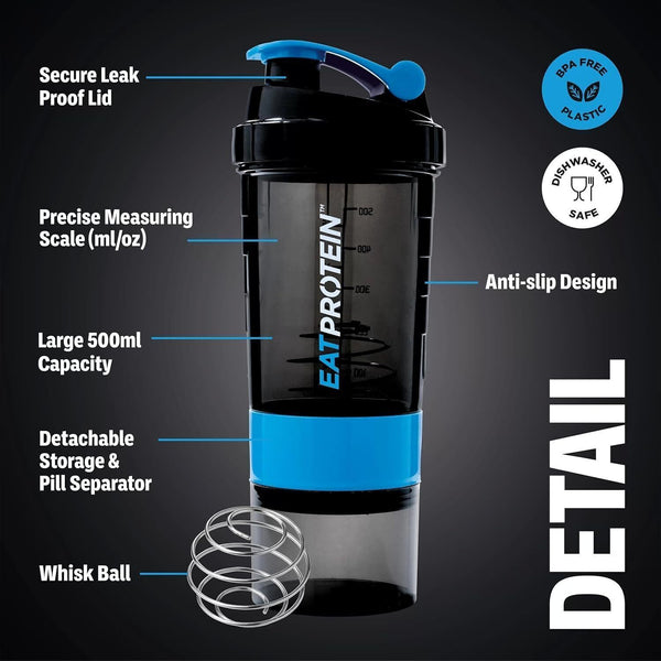 EatProtein 500ml Protein Shaker Bottle