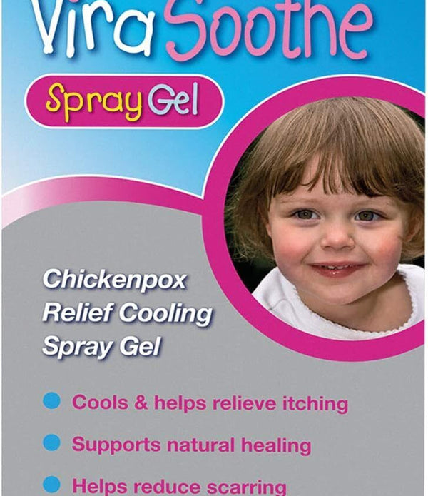 Care ViraSoothe Chickenpox Relief Cooling Spray Gel 60ml, Cools and Soothes Skin