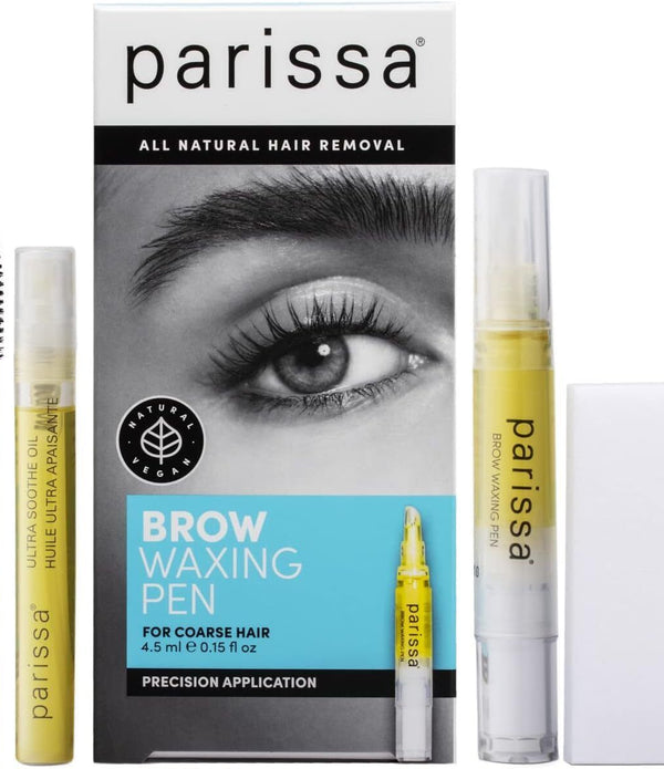 Parissa Brow Waxing Pen, Precise Eyebrow Shaping, Quick & Mess-Free At-Home Kit