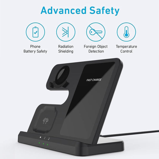 Samsung 3 in 1 Wireless Charging Station for Galaxy S23 S22 Watch Buds