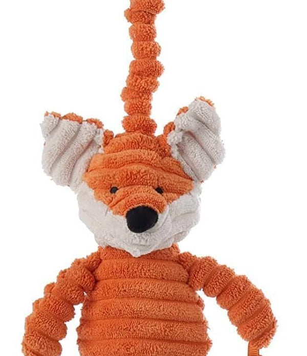 Apricot Lamb Baby Stroller Teething Toy, Fox Character, 8.5 Inches