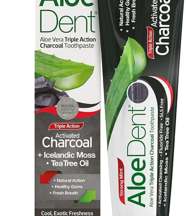 Charcoal Toothpaste Fluoride Free, Natural Action, Vegan, Cruelty Free