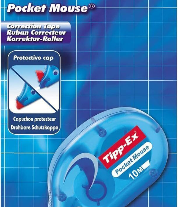 Tipp-Ex Pocket Mouse Correction Tape  Compact, Easy Correction