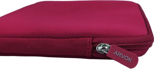 Arvok Laptop Sleeve, Wine Red - for 11 - 12" Laptop / Tablet, Water Resistant