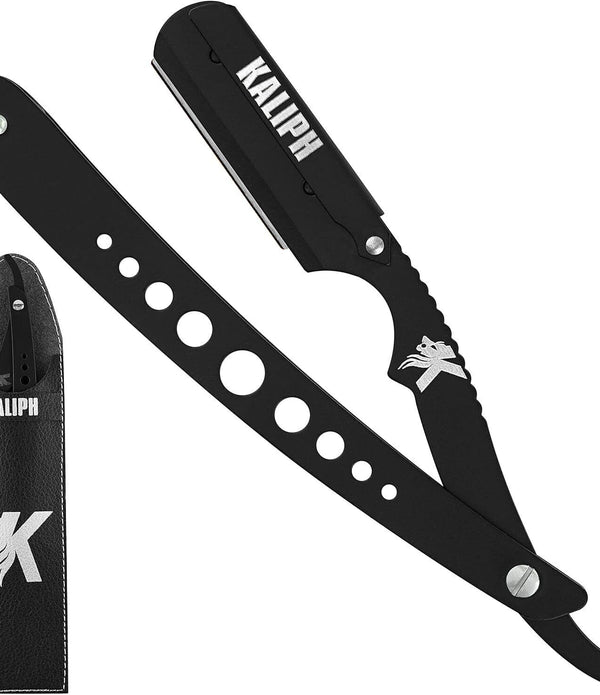Kaliph Cut Throat Razors for Men, Single Edge Barber Straight Razor, Premium