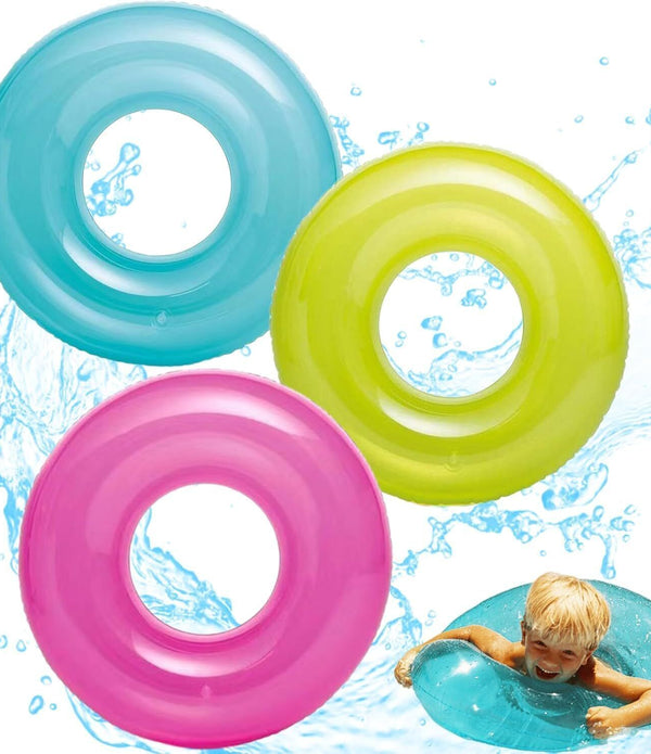 Inflatable Pool Floats Ring - Giant Swimming Ring for Kids & Adults, Summer Fun