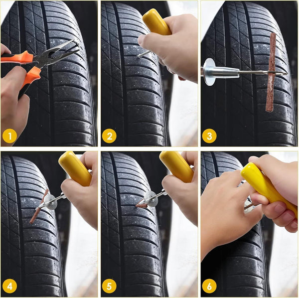 Homsun 100pcs  Tire Repair Kit – Universal for Cars, Bikes