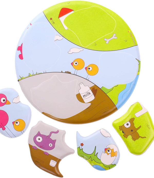 Bath Toy - Space & Day Pack , 2 Floating Bath Puzzles (Beezeebee Bee) 18 months+