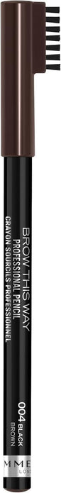 Rimmel London Eyebrow Pencil 1.4g - Black Brown, Precise