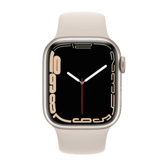 Apple Watch Series 7 (GPS, 41mm) Starlight Aluminium Case + Starlight Strap