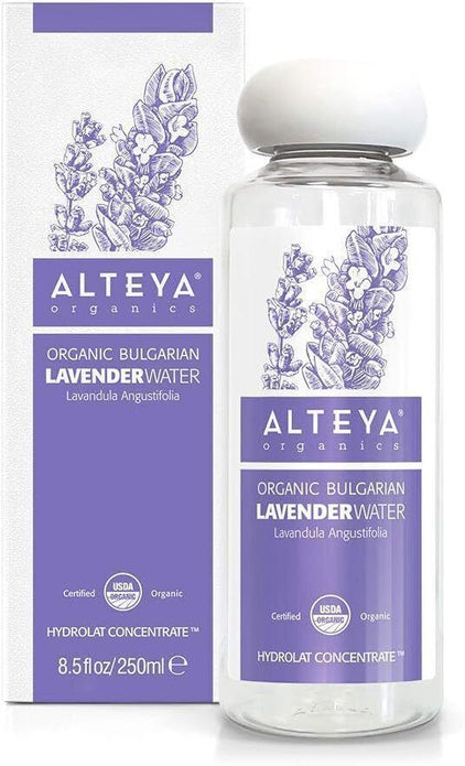 Alteya Organic Lavender Water 250ml - 100% Pure Hydrolat - Face Toner,