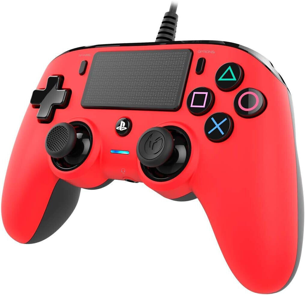 PlayStation 4 Nacon Revolution Red Pro Controller 2 "WORKS AS WIRED ONLY"